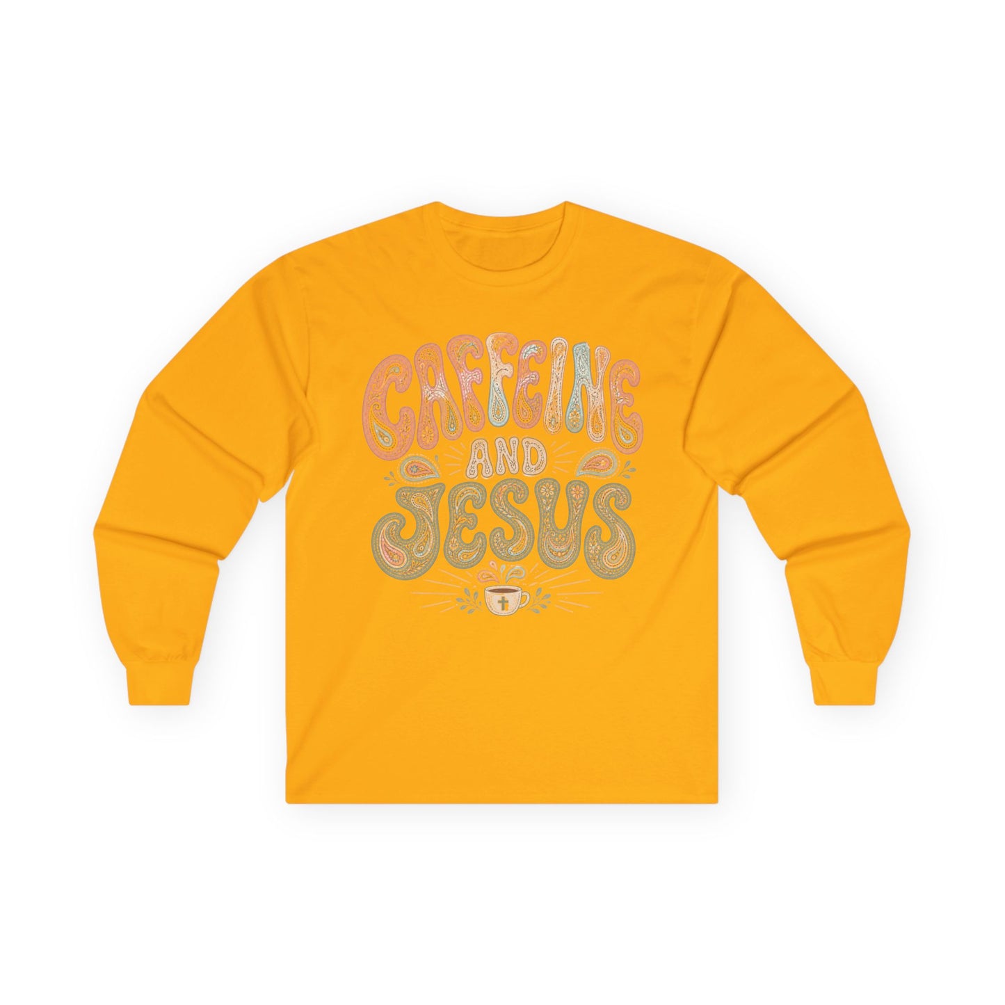 Caffeine + Jesus Sweatshirt Light