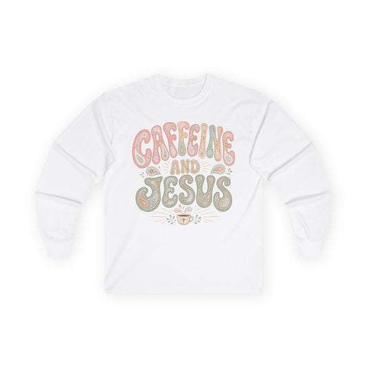 Caffeine + Jesus Sweatshirt Light