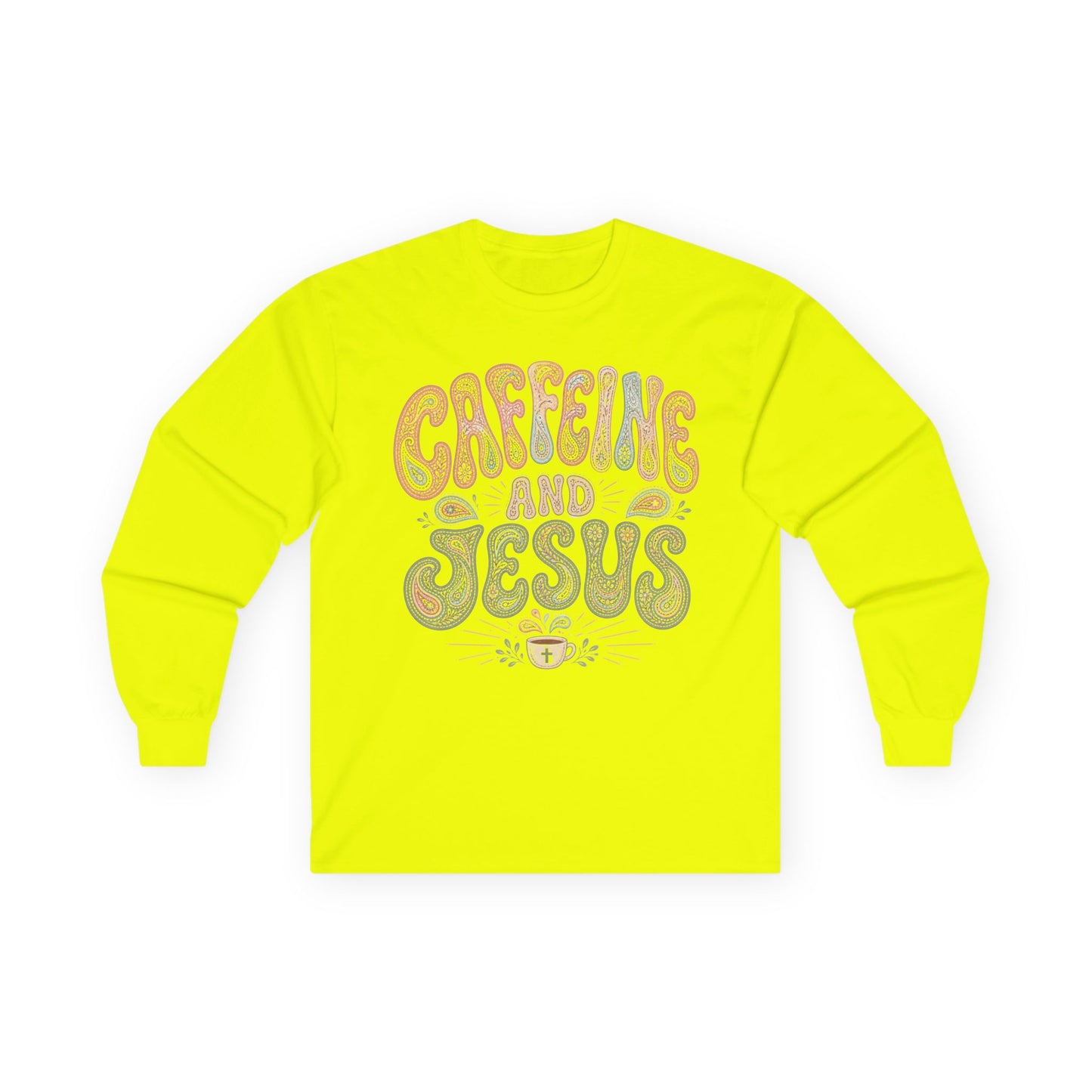 Caffeine + Jesus Sweatshirt Light